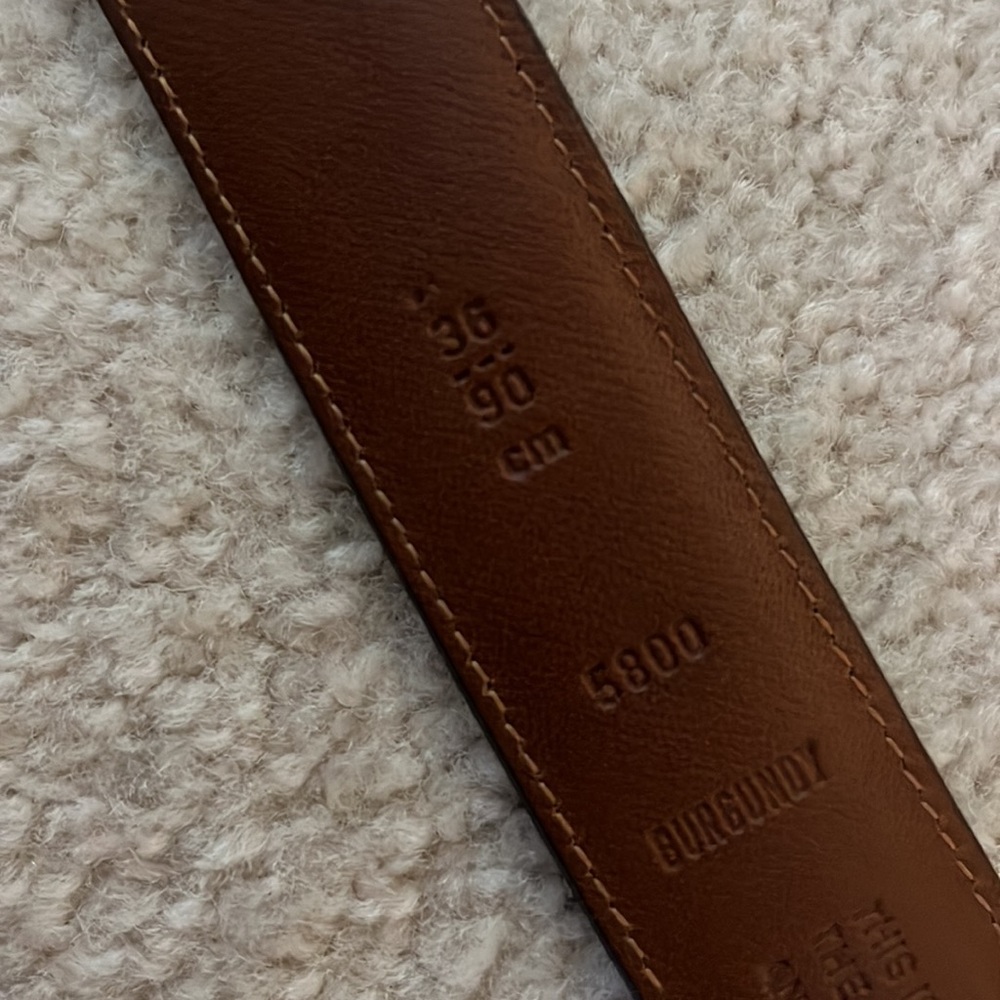 Mens Coach Belt Set (Black/Brown) Size 36 - Picture 4 of 4